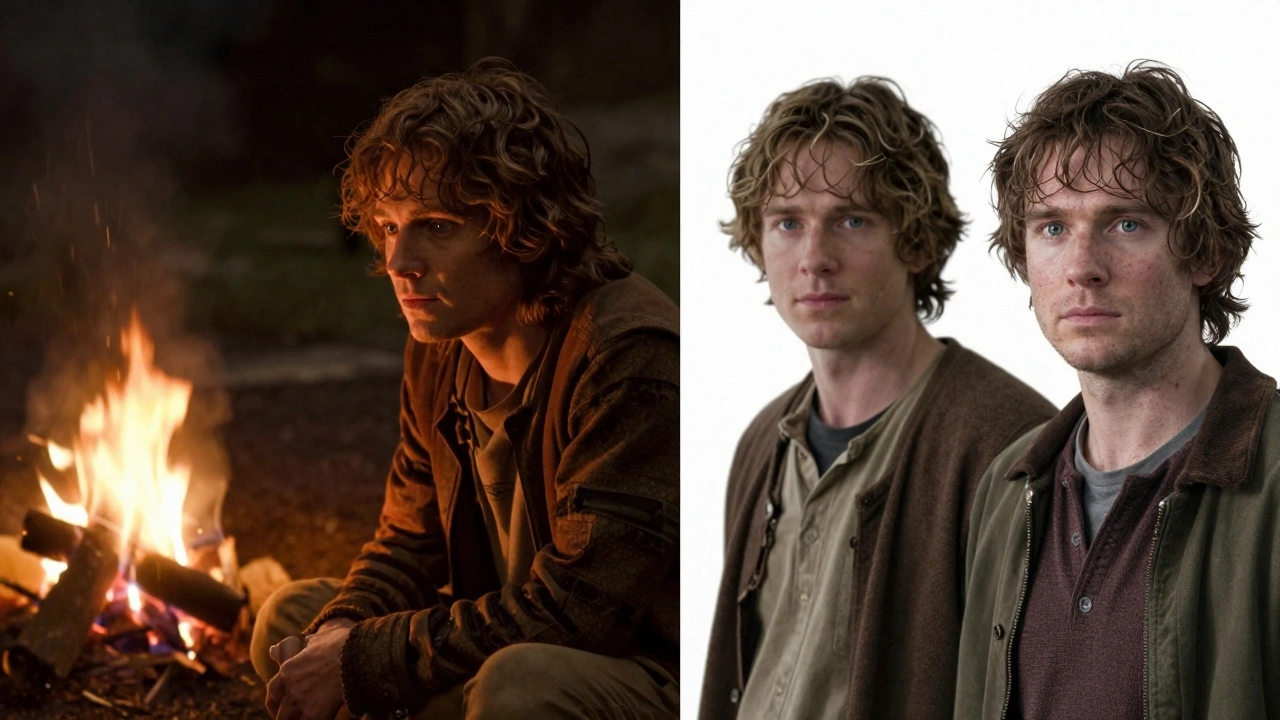 Split-screen: left side warm and blurry (24fps), right side stark and clinical (120fps), contrasting cinematic styles.