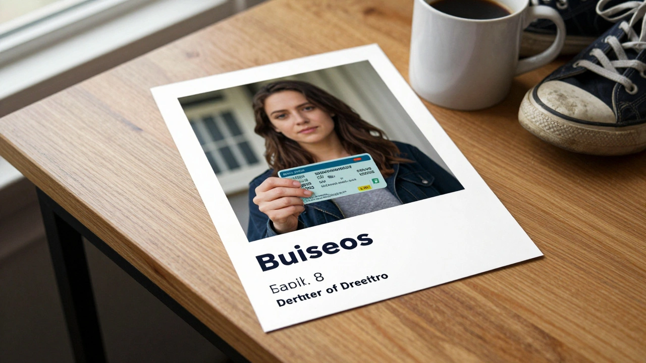 A printed one-sheet for an indie film beside a coffee mug and worn sneakers, natural light.