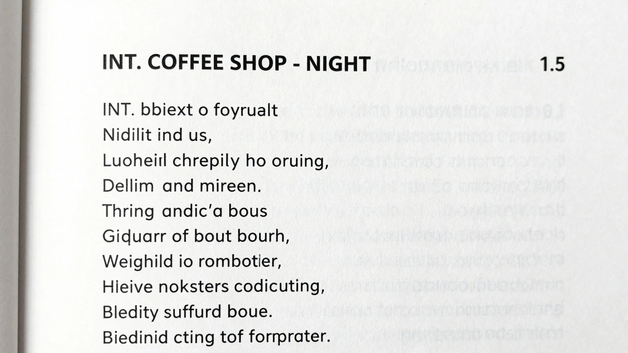 Script Formatting and Industry Standards for Screenplays