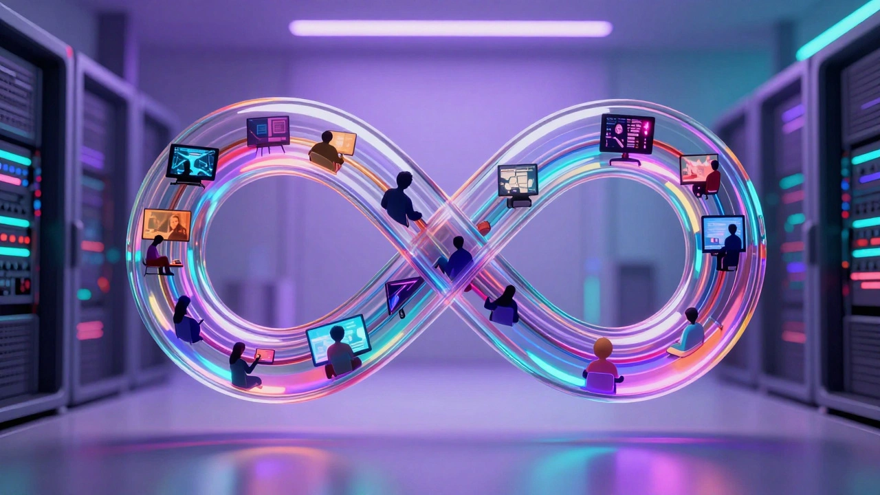Abstract visualization of streaming data and binge watching