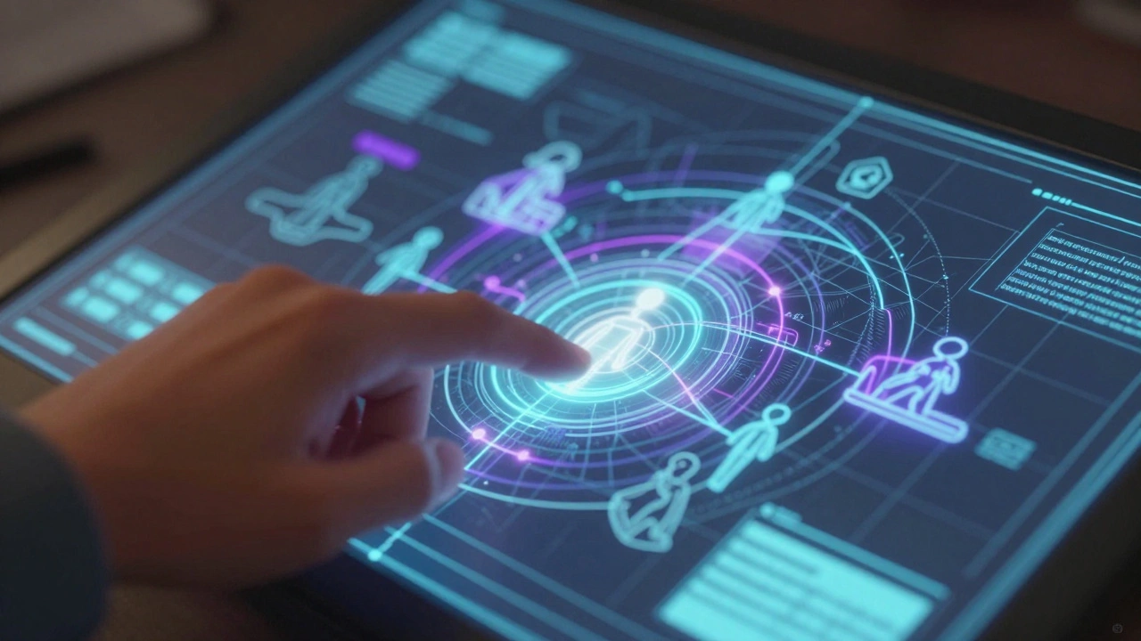 Animator using holographic tech to visualize emotional story arcs