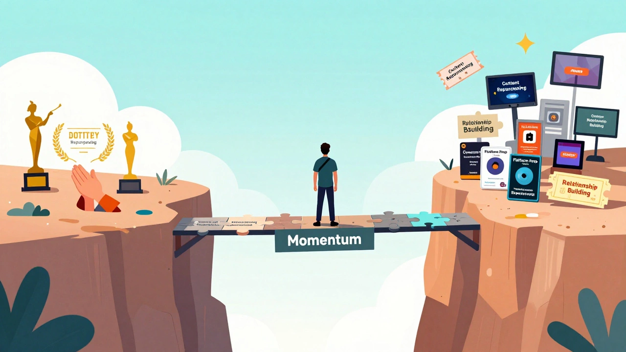 Illustration of bridging festival hype to distribution
