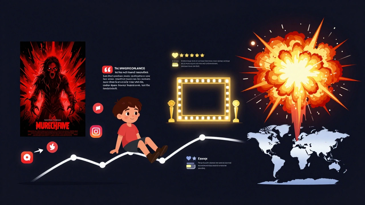 Illustration showing different ROI metrics for horror, family, arthouse, and action films.