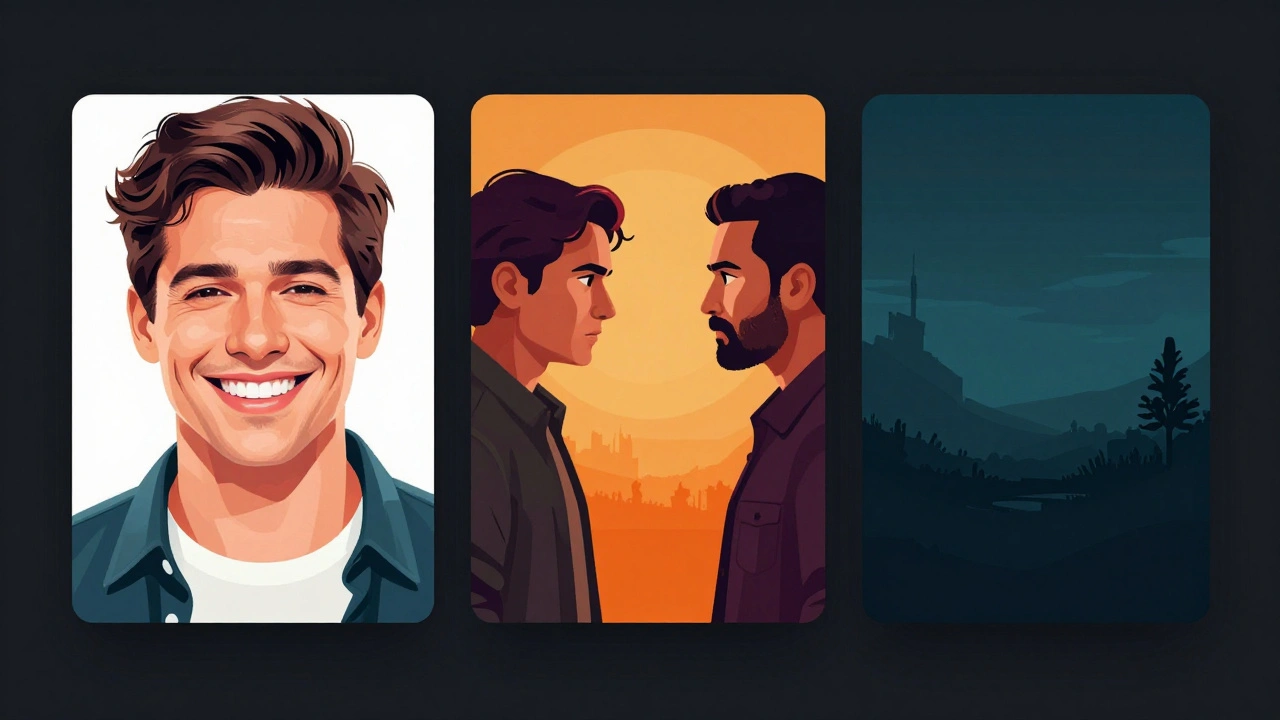Three different movie tile designs compared for A/B testing