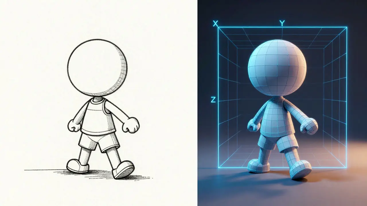 2D vs. 3D Animation: Technical & Artistic Differences Explained