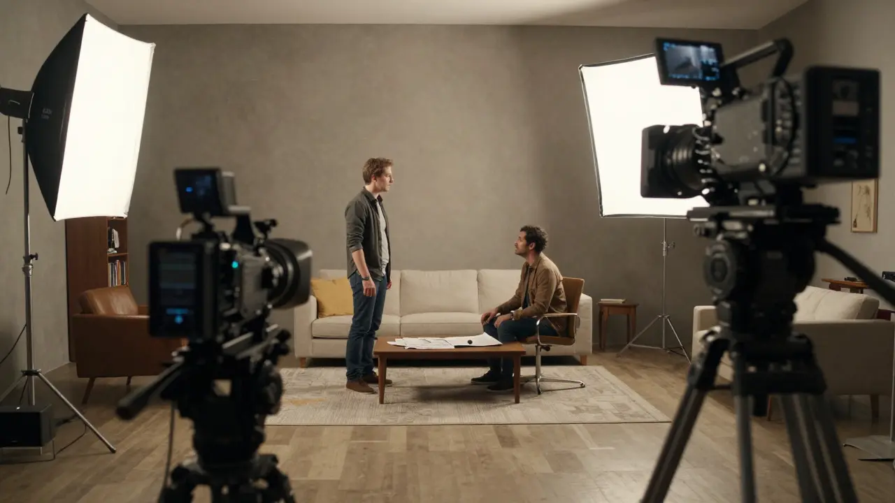 Master Shot Technique: Coverage Foundations in Film Scenes