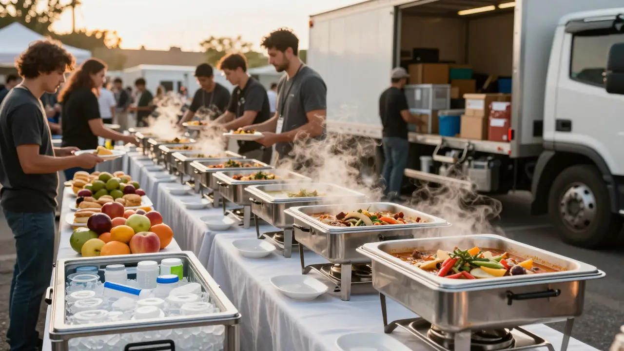 On-Set Catering and Craft Services: Health, Logistics, and Safety Guide